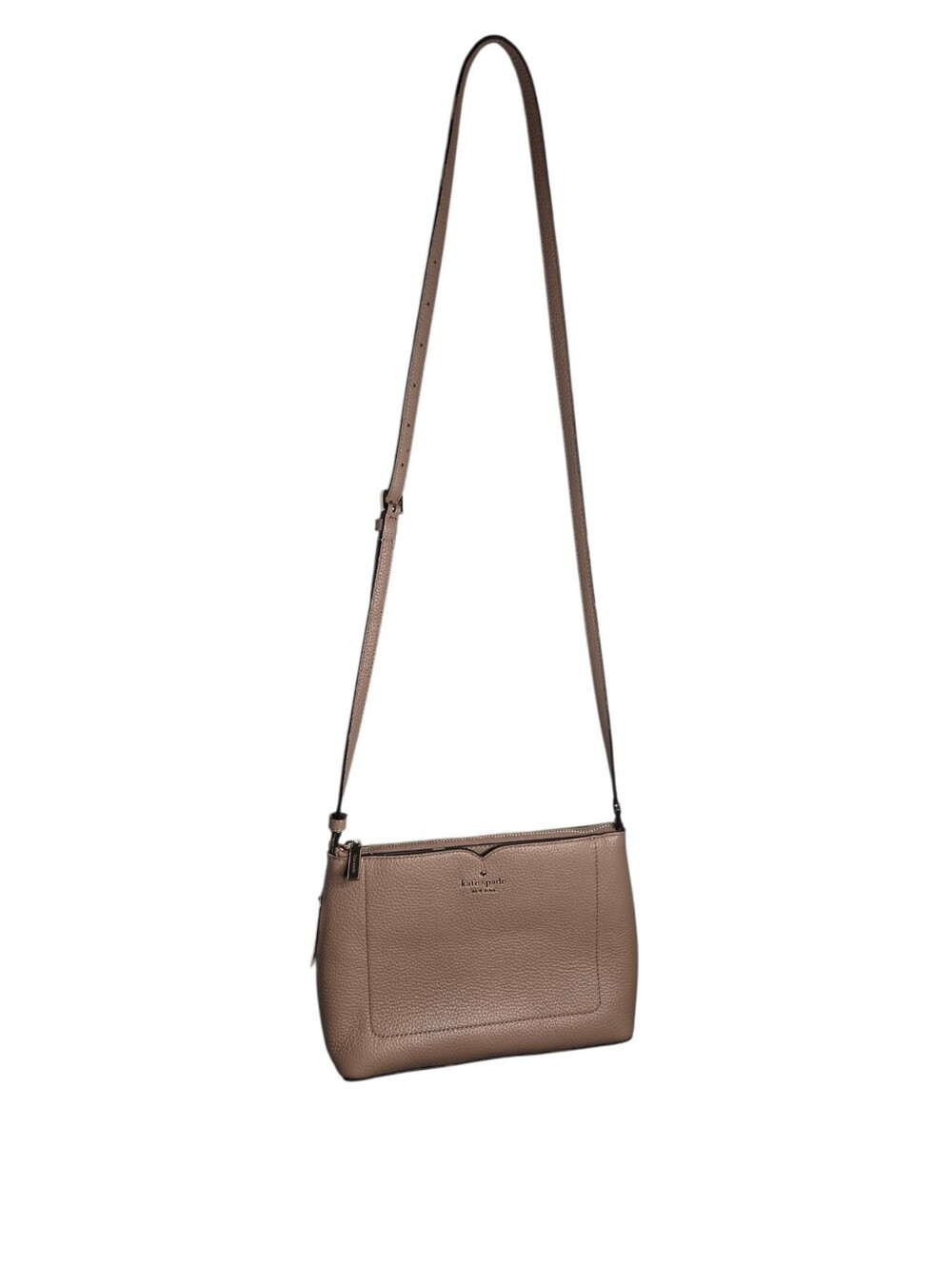 Kate Spade Harlow Crossbody Bag Warm Beige Pebbled Leather WKR00058 NWT $279